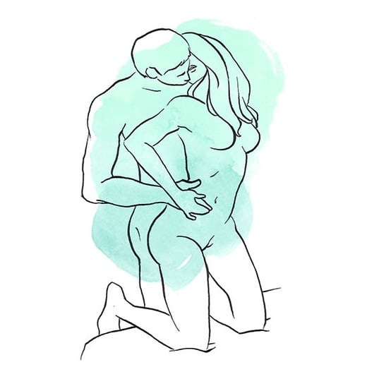 Hyper Connected Doggy sex position