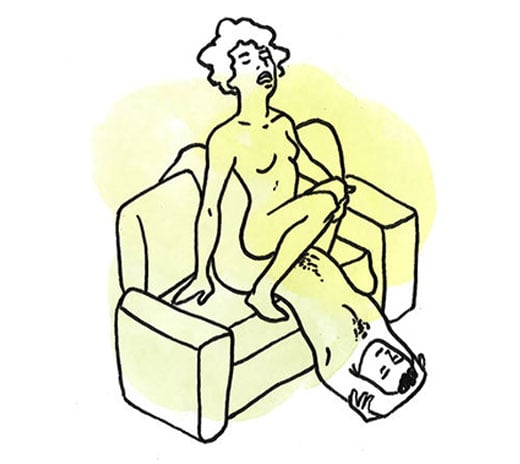 Waterfall sex position